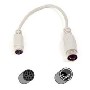 Male DIN to Female Mini-Din Keyboard Converter